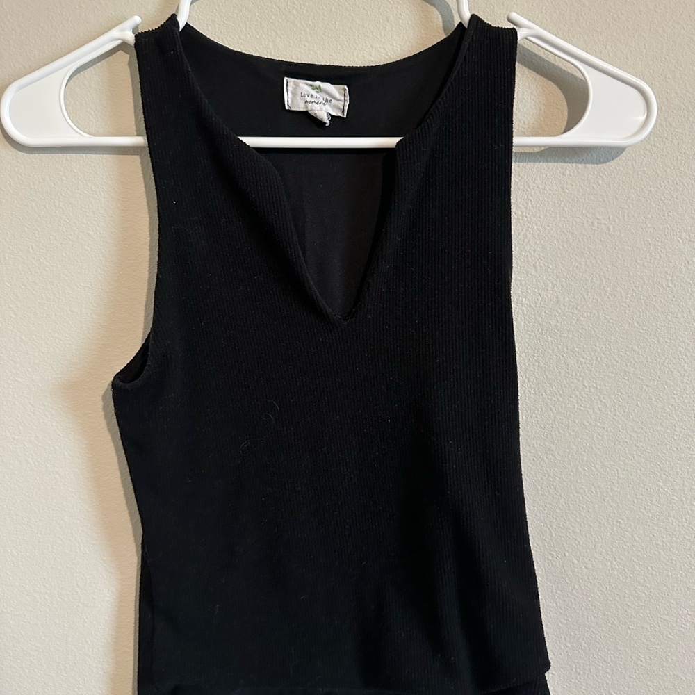 Boutique Black Sleeveless Top